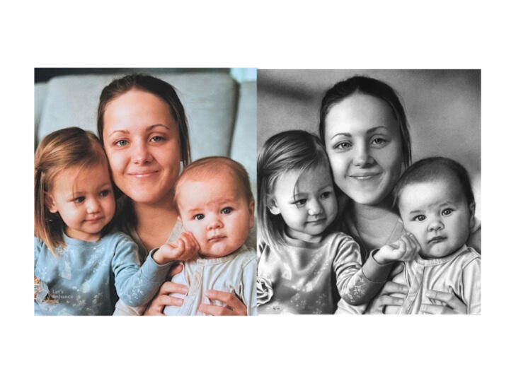 Photo vs drawing
