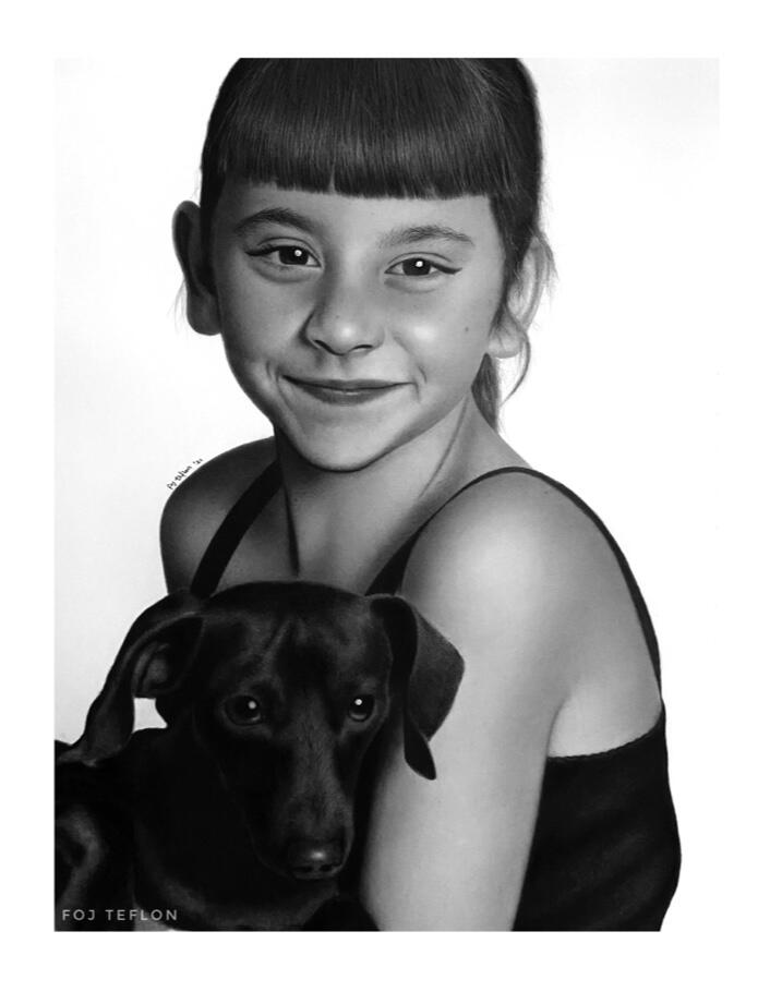 Girl & Pup